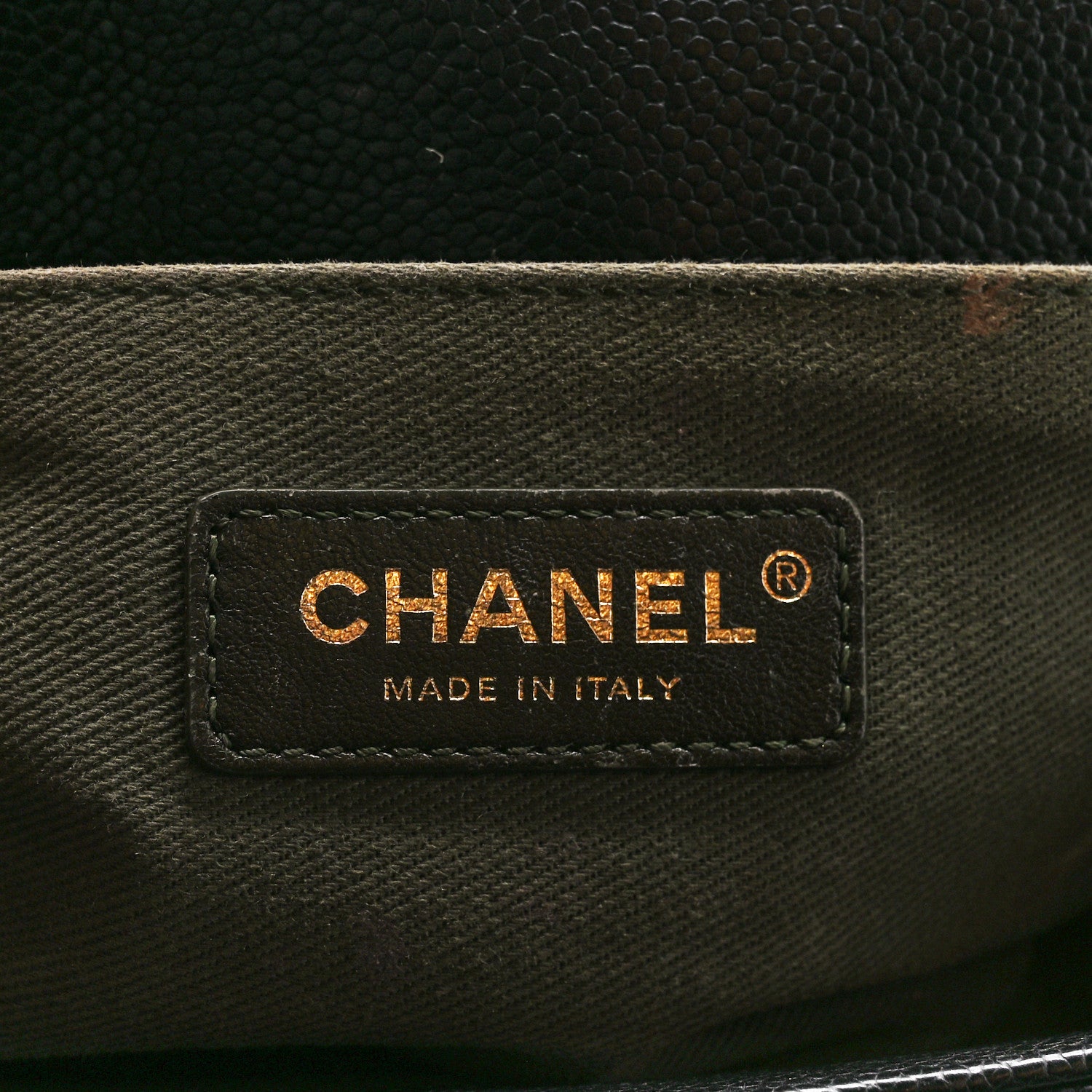Chanel Caviar Quilted Medium Boy Flap Black 6 of 12