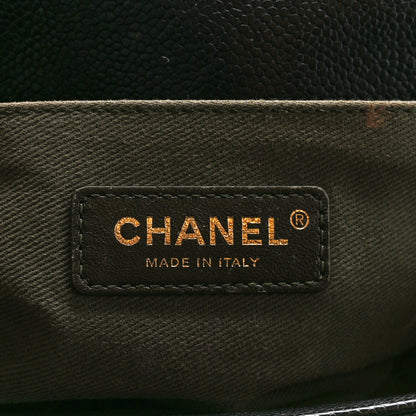 Chanel Caviar Quilted Medium Boy Flap Black 6 of 12