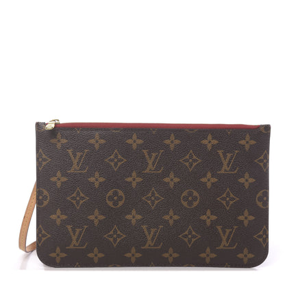 Louis Vuitton Monogram Neverfull MM GM Pochette Cherry 1 of 8