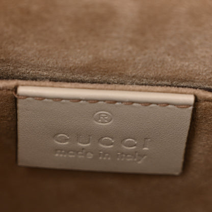 Gucci Calfskin Mini Sylvie Top Handle Bag White 6 of 13