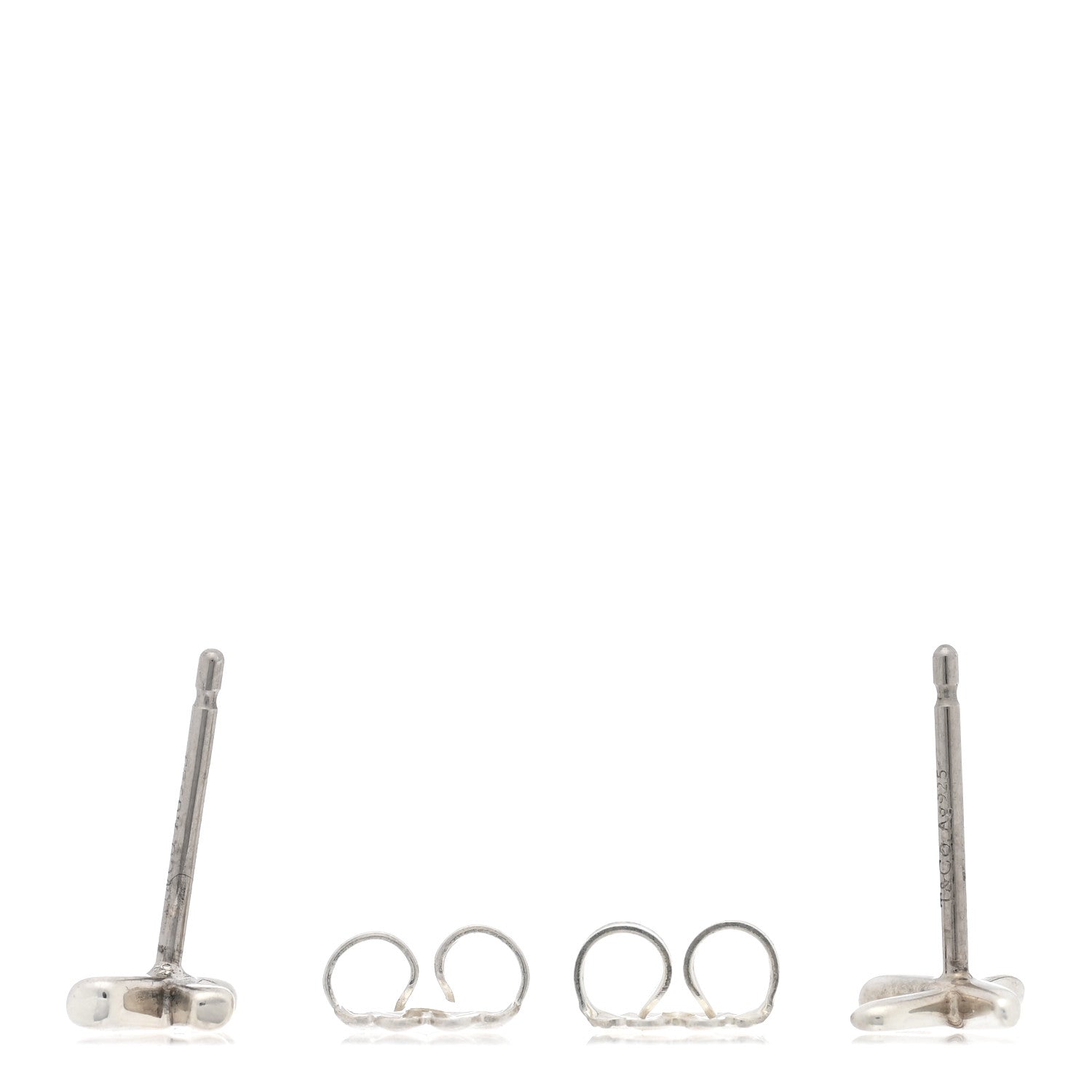 Tiffany Sterling Silver Mini Paloma Picasso Graffiti X Stud Earrings 3 of 4