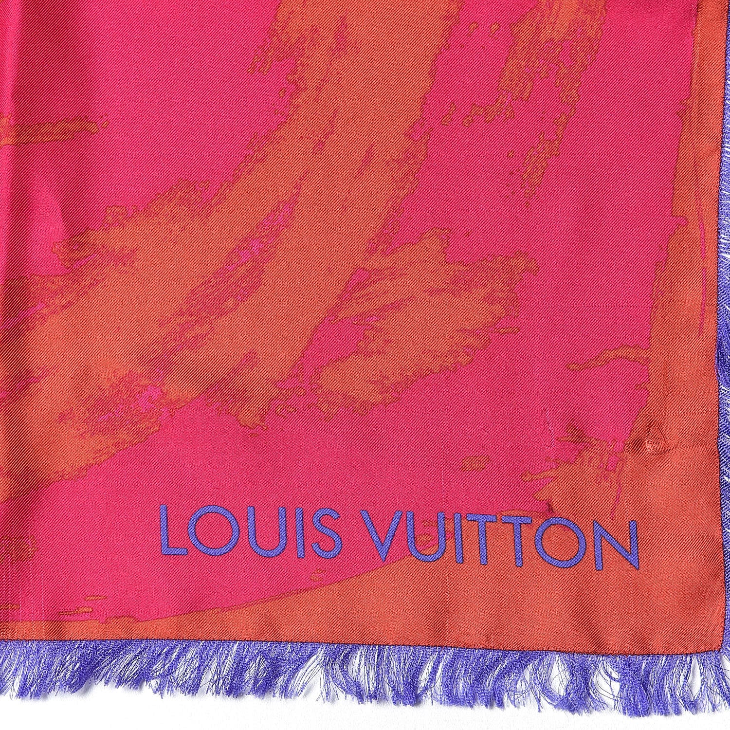 Louis Vuitton Silk Carre Arty Flower Orien Scarf 3 of 4