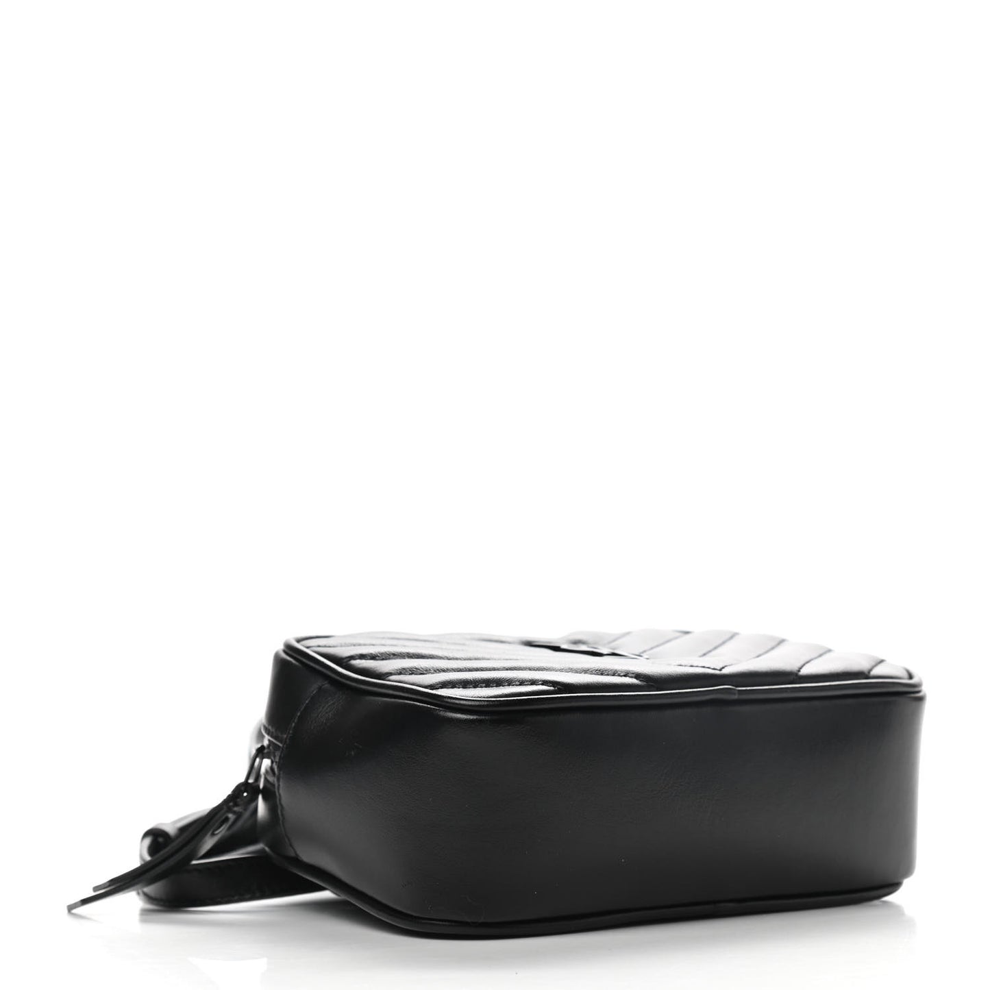 Calfskin Matelasse Monogram Lou Belt Bag Black