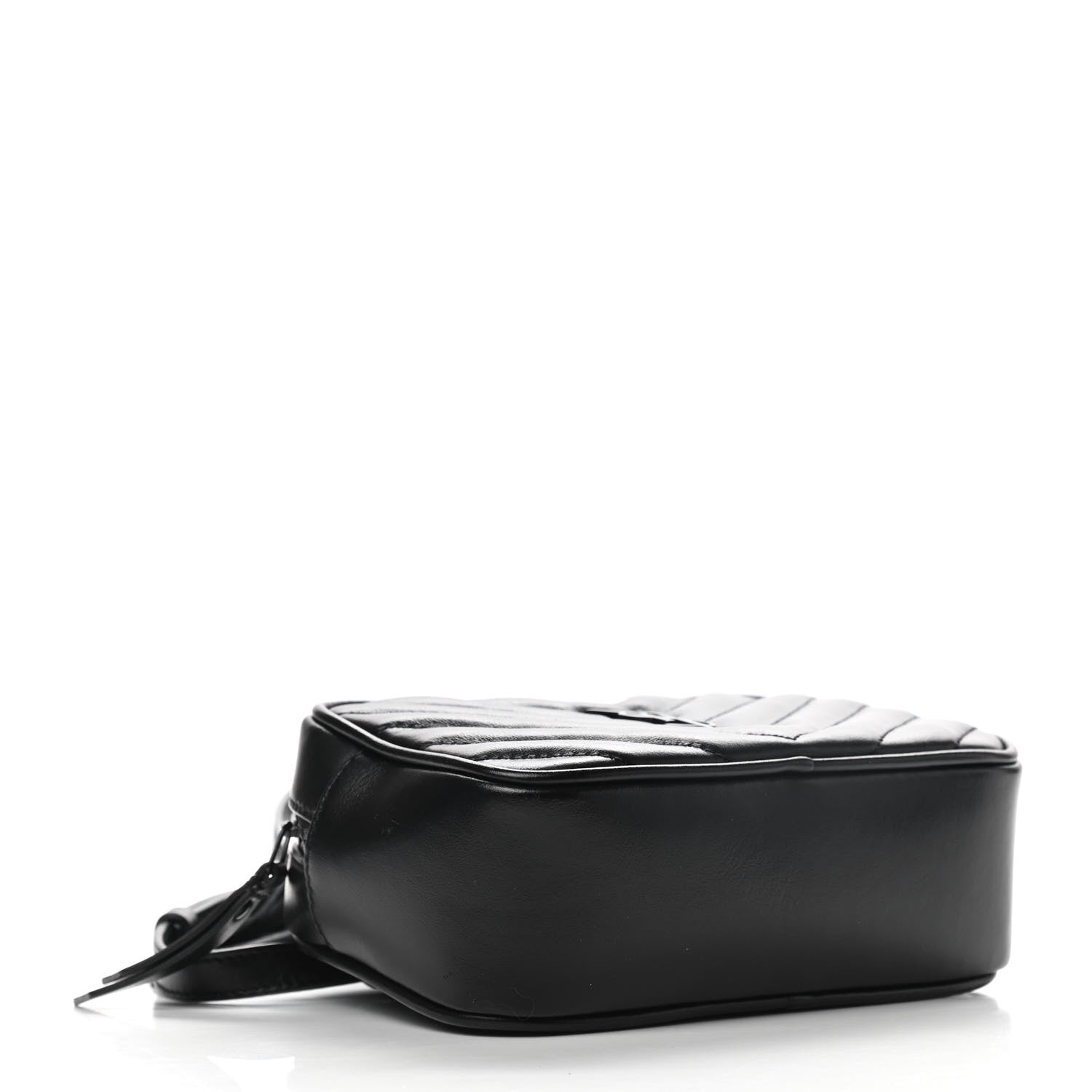 Saint Laurent Calfskin Matelasse Monogram Lou Belt Bag Black 3 of 9