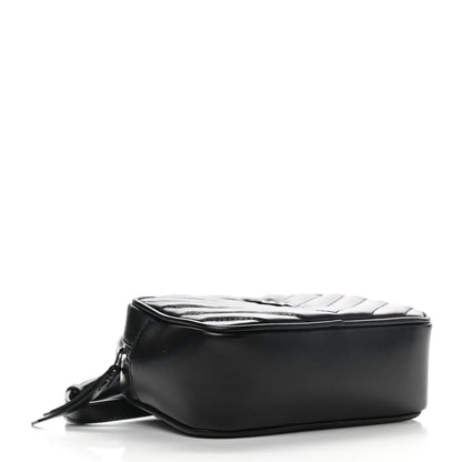 Saint Laurent Calfskin Matelasse Monogram Lou Belt Bag Black 3 of 9