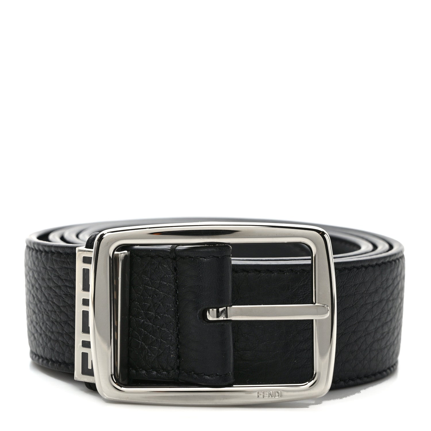 Fendi Calfskin Belt 95 38 Black 1 of 4