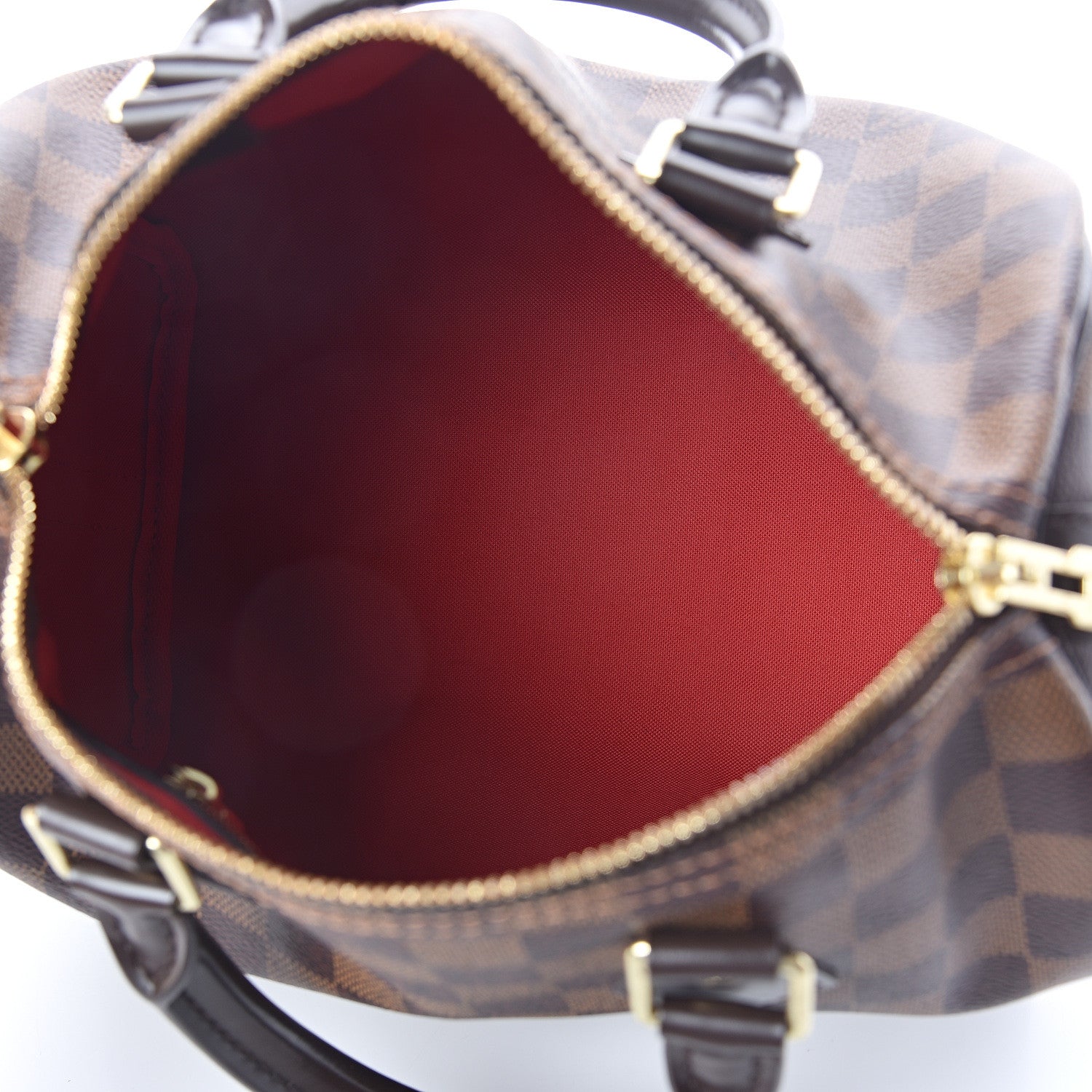 Louis Vuitton Damier Ebene Speedy Bandouliere 25 6 of 10