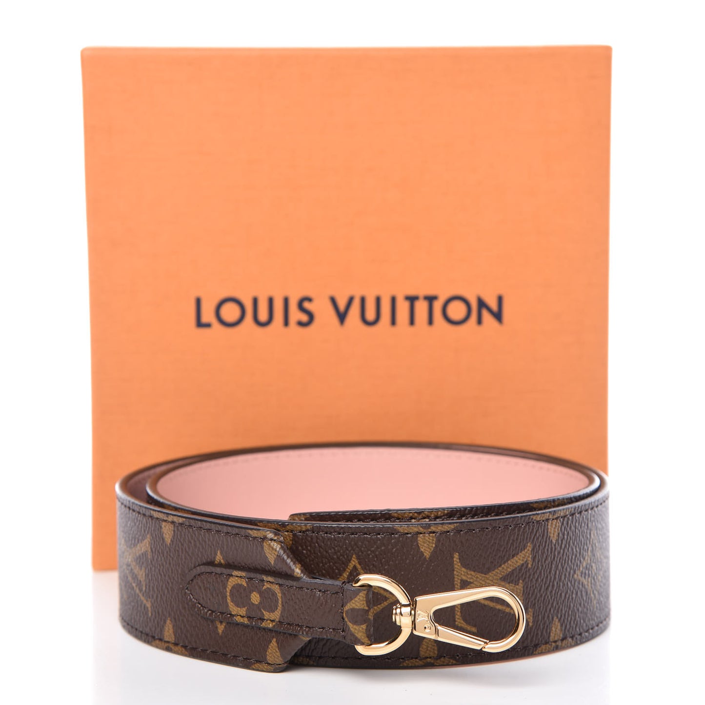 Monogram Bandouliere Shoulder Strap Rose Poudre