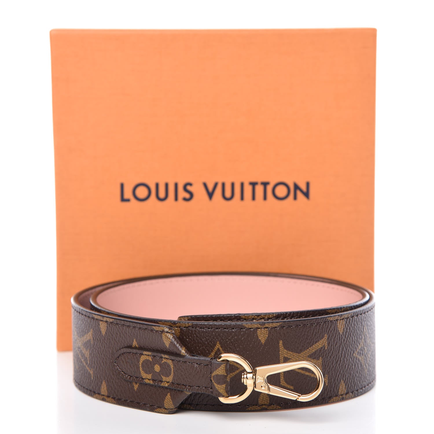 Louis Vuitton Monogram Bandouliere Shoulder Strap Rose Poudre 6 of 6