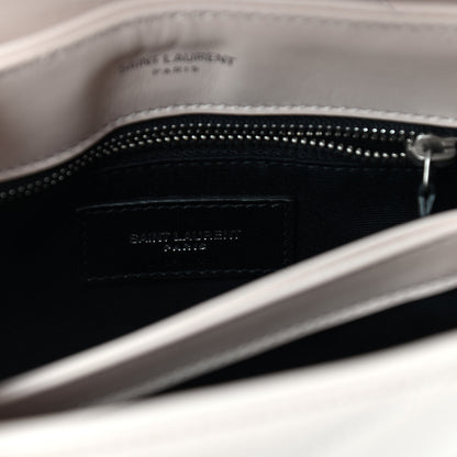 Saint Laurent Calfskin Y Quilted Monogram Toy Loulou Crossbody Bag Marble Pink 6 of 10