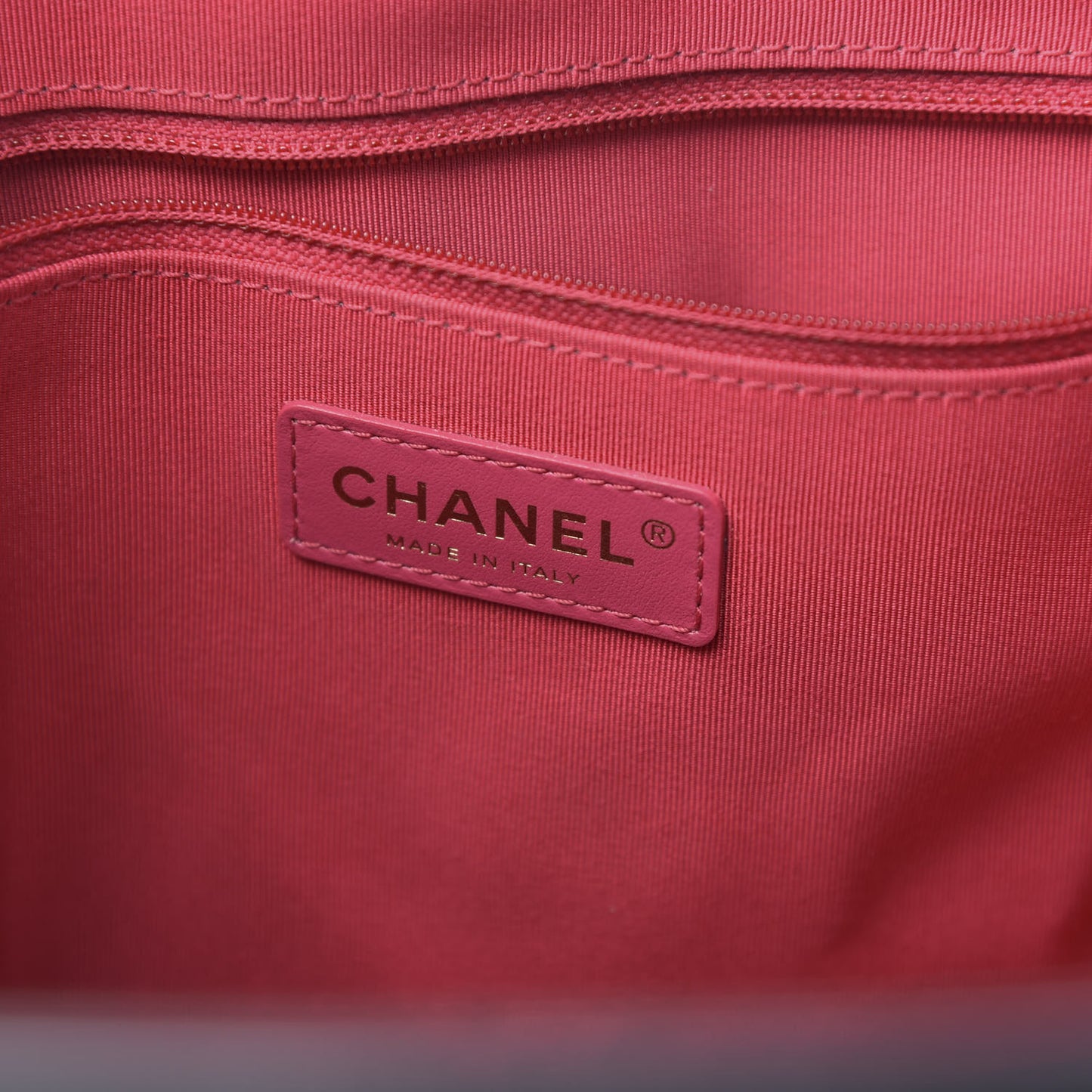 Shiny Aged Calfskin Quilted Large Shopping Bag Black