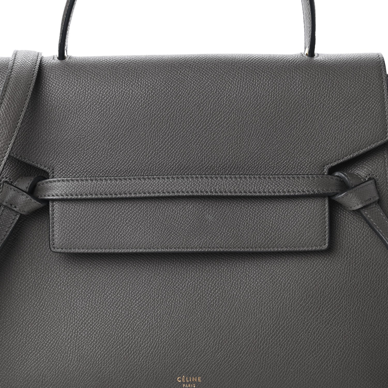 Celine Grained Calfskin Small Belt Bag Grey 9 of 9