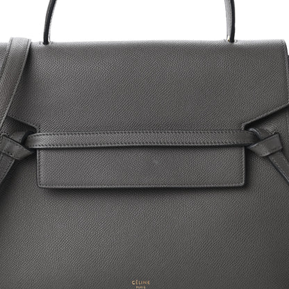 Celine Grained Calfskin Small Belt Bag Grey 9 of 9