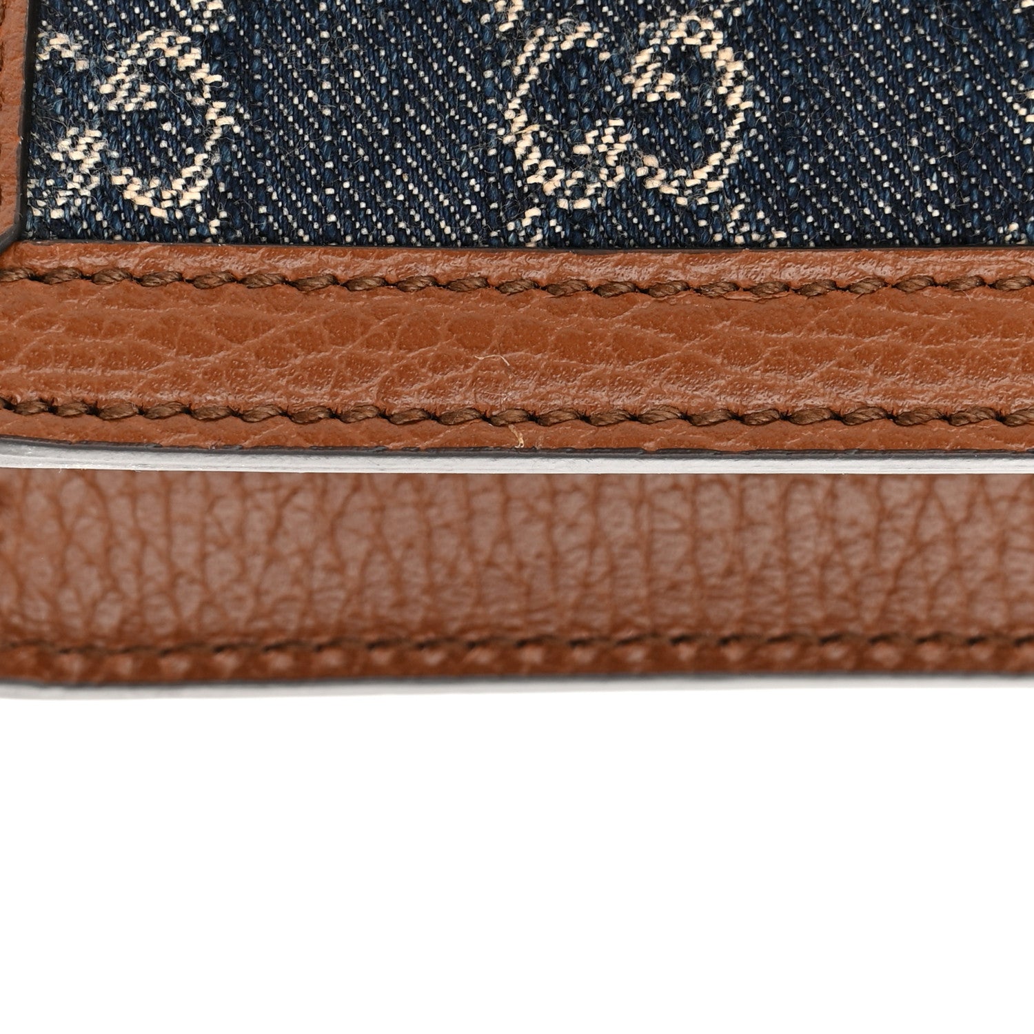 Gucci New Denim GG Monogram Dollar Calfskin Enamel Mini Dionysus Shoulder Bag Blue Tea Cuir Epilog Electric Blue 13 of 13