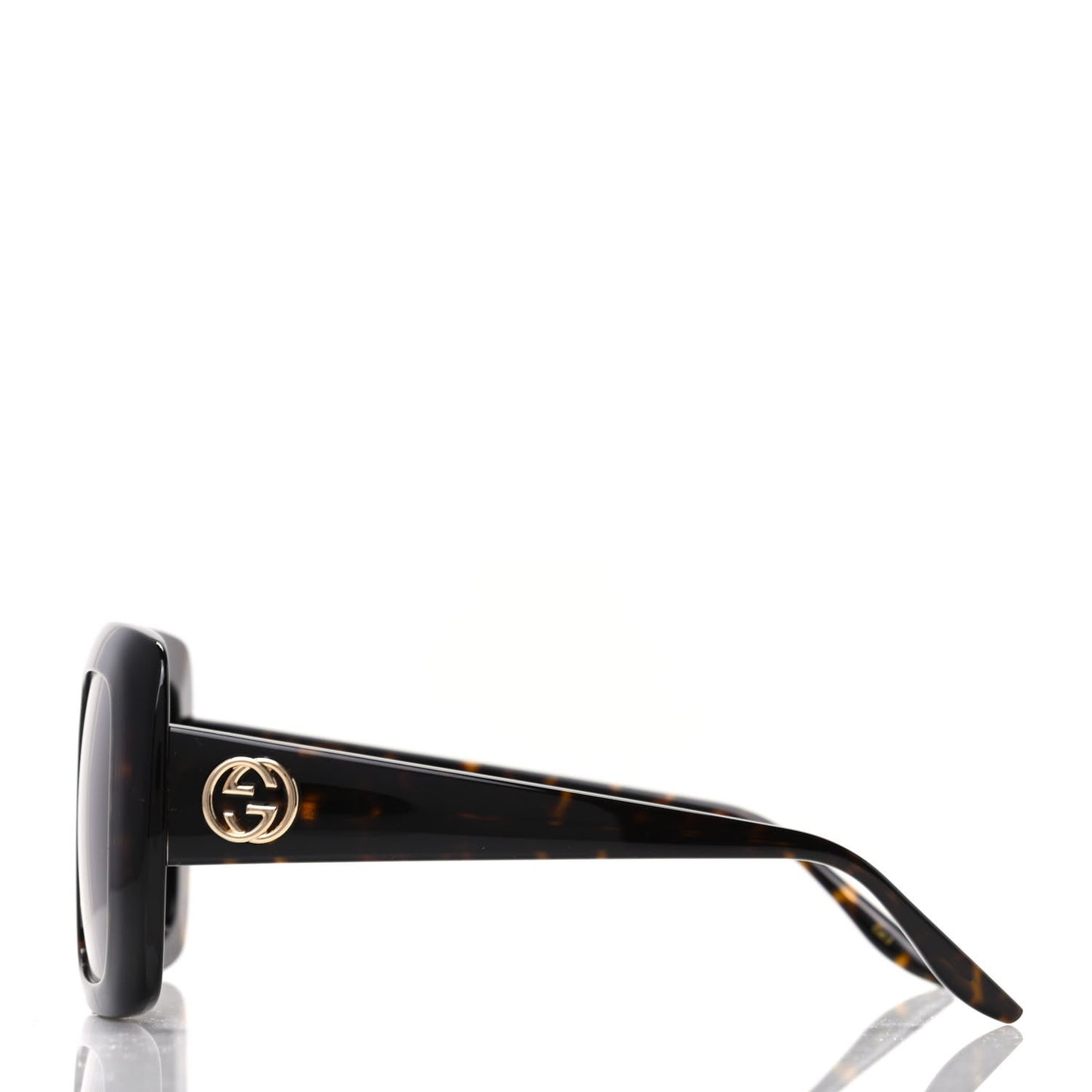 Acetate Square Frame Sunglasses GG0896S Tortoise