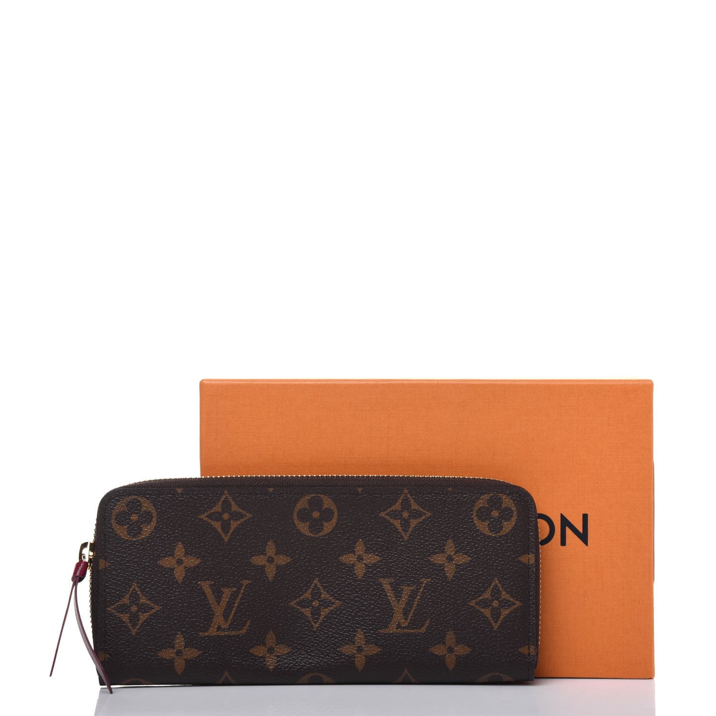 Monogram Clemence Wallet Fuchsia