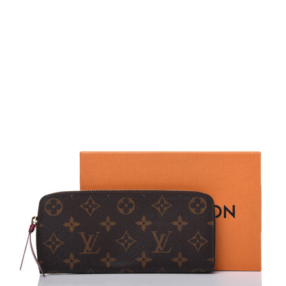 Louis Vuitton Monogram Clemence Wallet Fuchsia 16 of 16