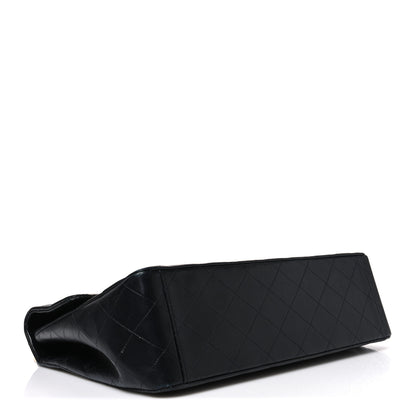 Chanel Lambskin Quilted XL Jumbo Single Flap Black 4 of 13