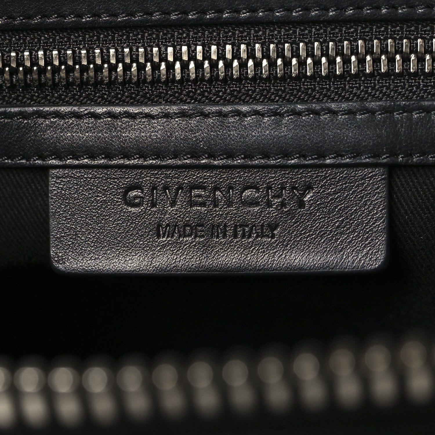 Givenchy Shiny Lord Calfskin Medium Antigona Black 6 of 10