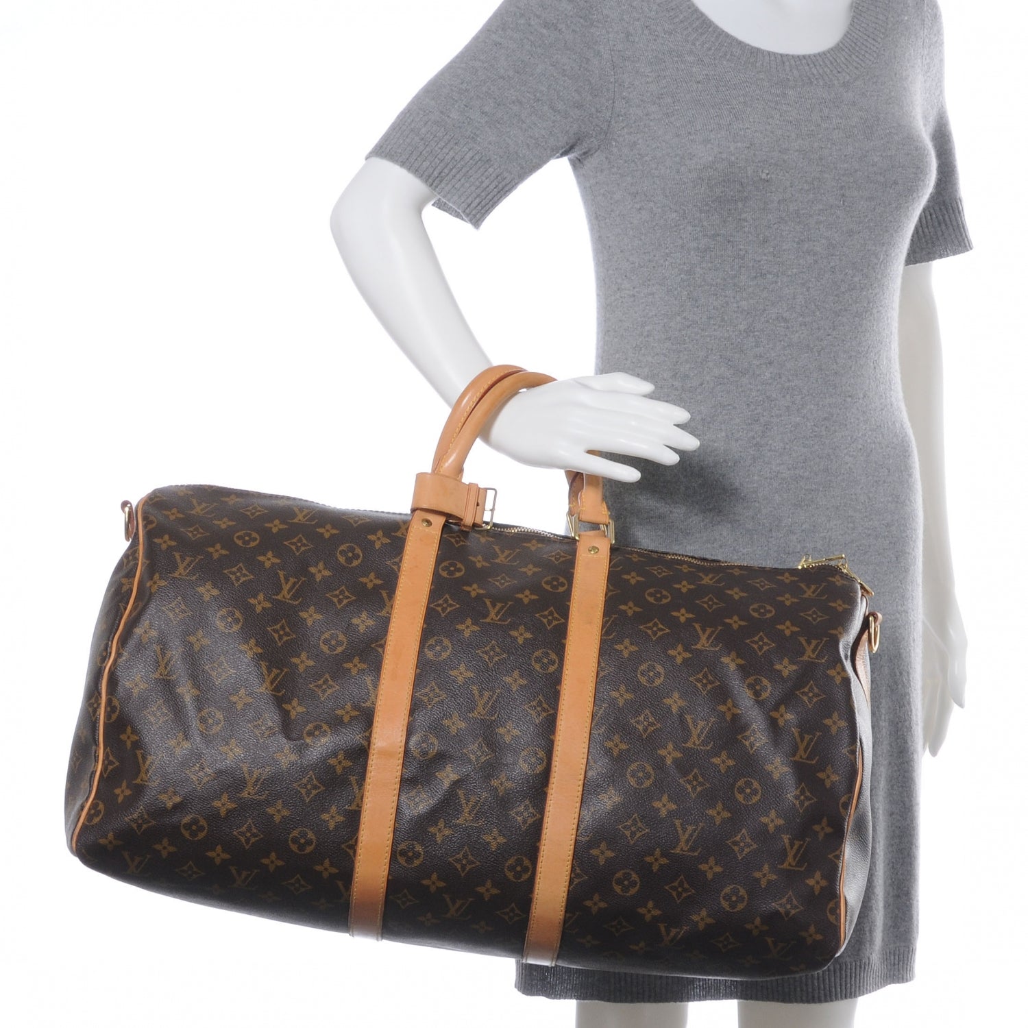 Louis Vuitton Monogram Keepall Bandouliere 55 2 of 7