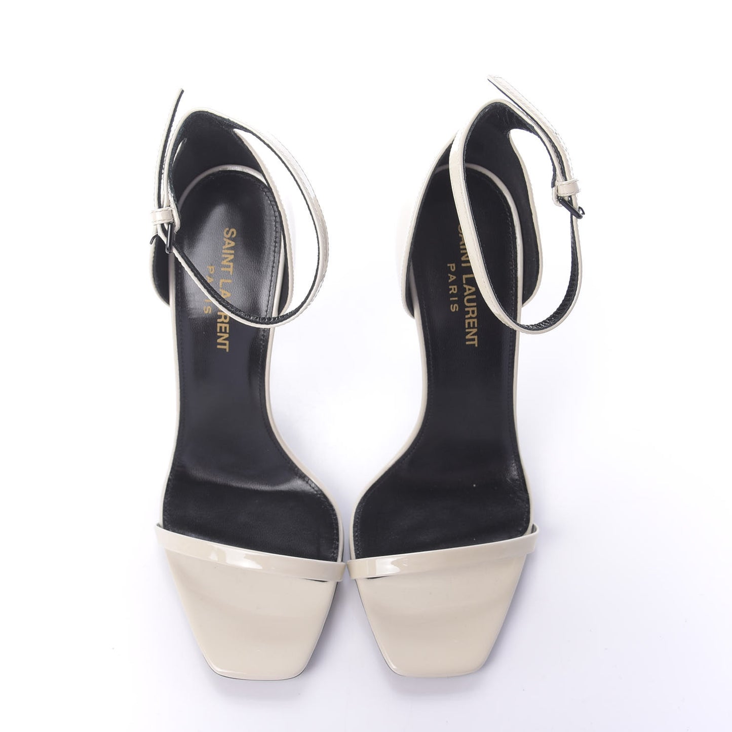 Patent Calfskin Opyum Sandals 37.5 Neutro