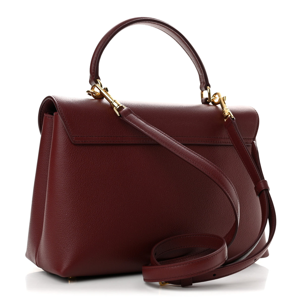 Supple Grained Calfskin Medium Nino Light Burgundy