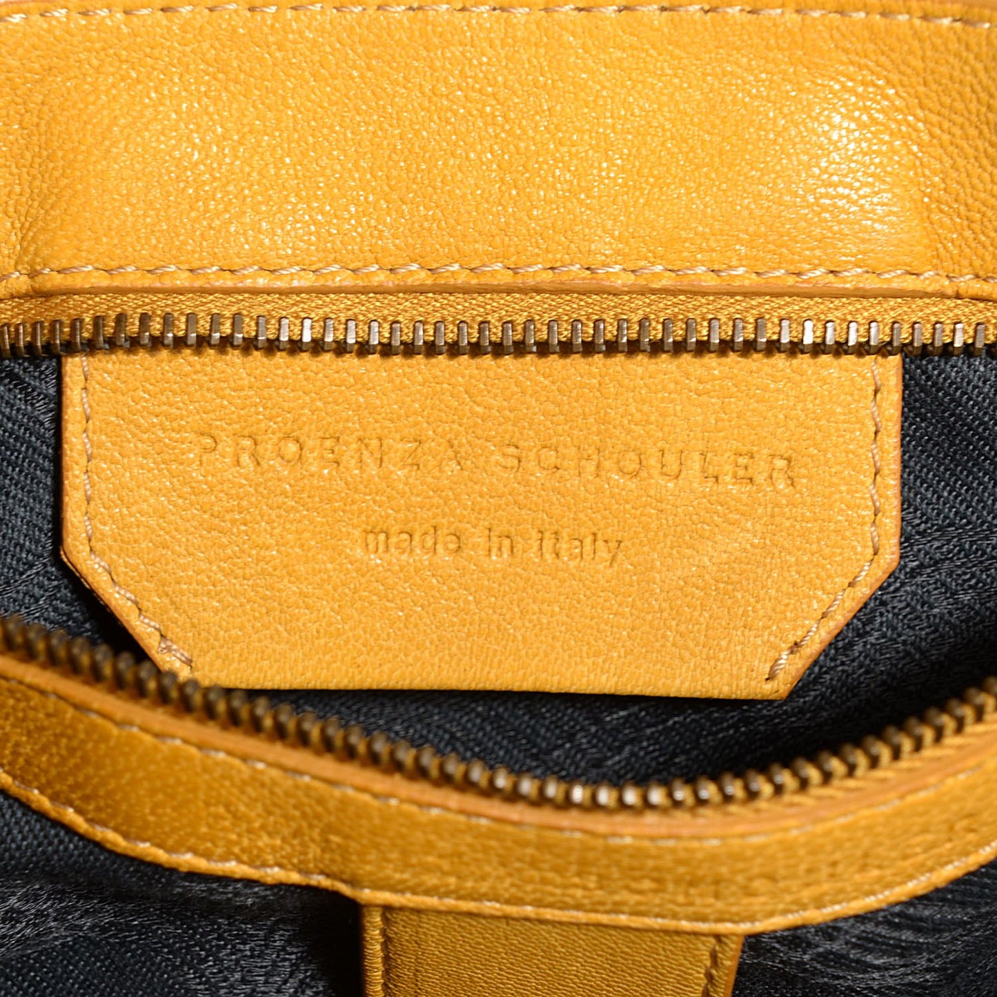 Lambskin Medium PS1 Satchel Mustard