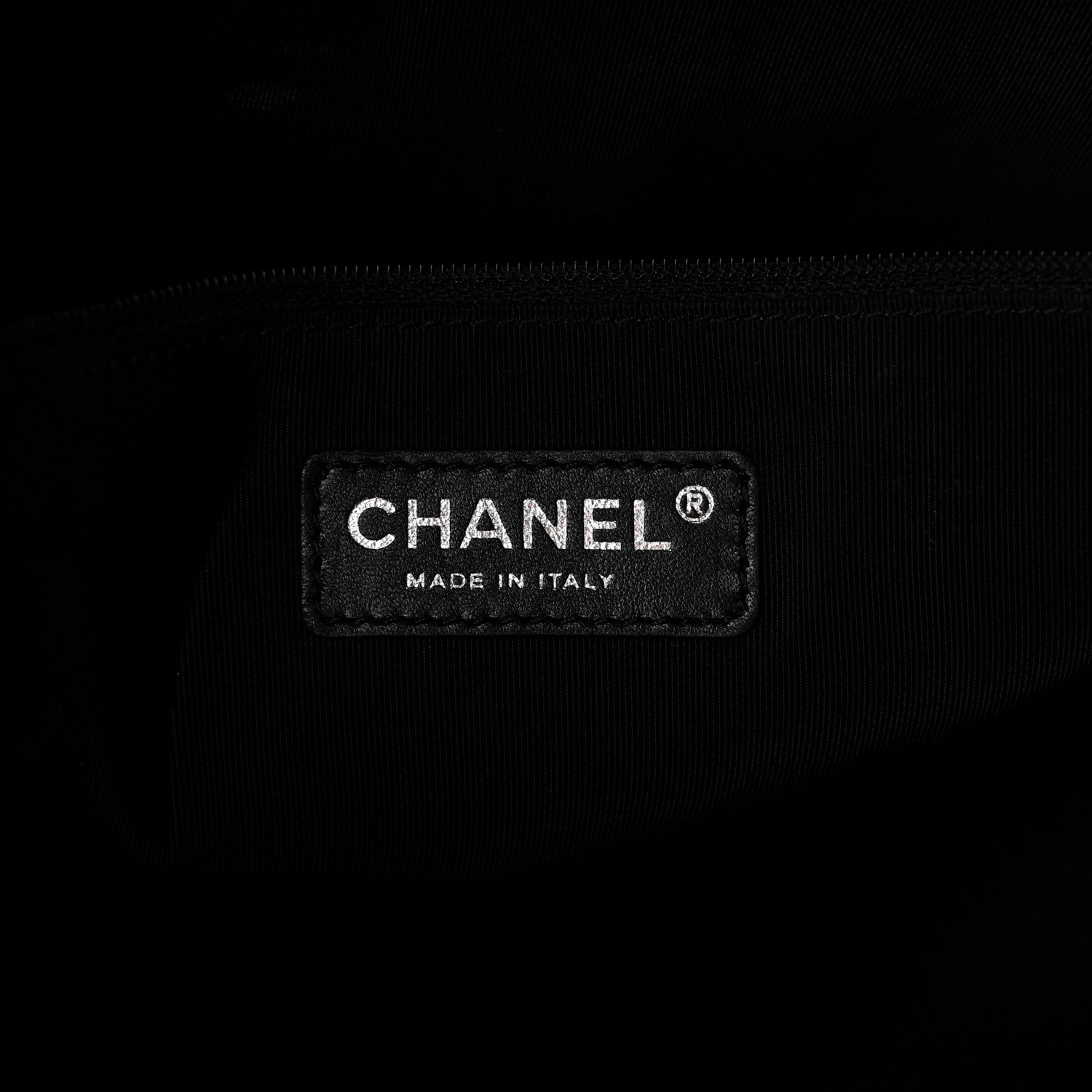 Chanel Patent Quilted Expandable CC Shoping Tote Black 6 of 13