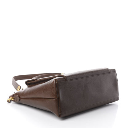 Chanel Caviar Flap Shoulder Bag Brown 3 of 9