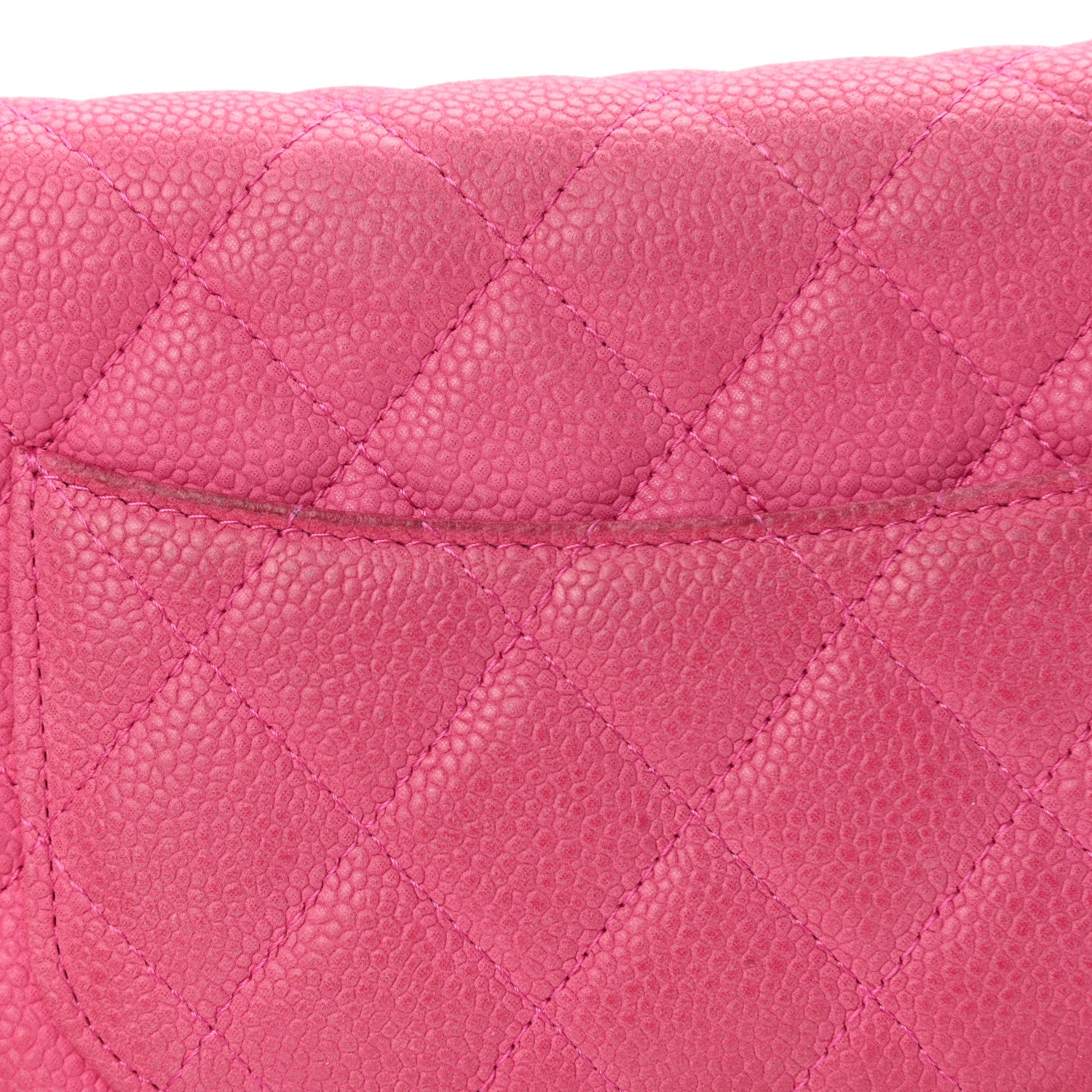 Chanel Iridescent Caviar Quilted Wallet on Chain WOC Pink 14 of 15
