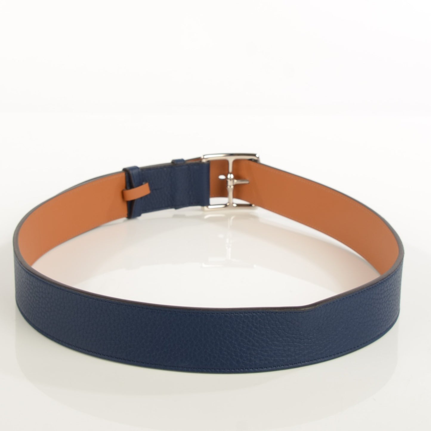 Taurillon Clemence 40mm Mens Etriviere Belt Bleu Saphir 110