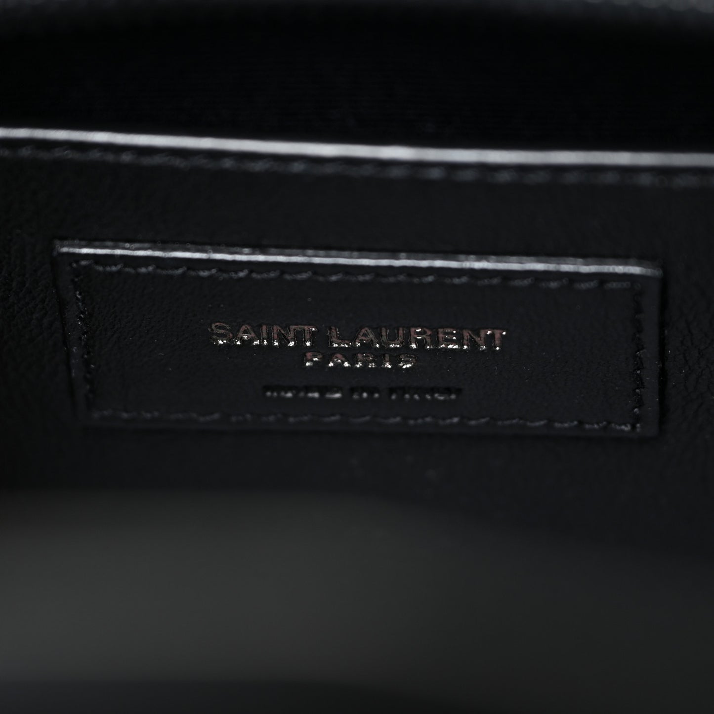 Shiny Calfskin Medium Uptown Tote Black