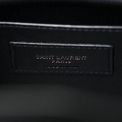 Saint Laurent Shiny Calfskin Medium Uptown Tote Black 8 of 16