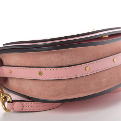 Chloe Calfskin Suede Small Nile Bracelet Bag Washed Pink 7 of 12