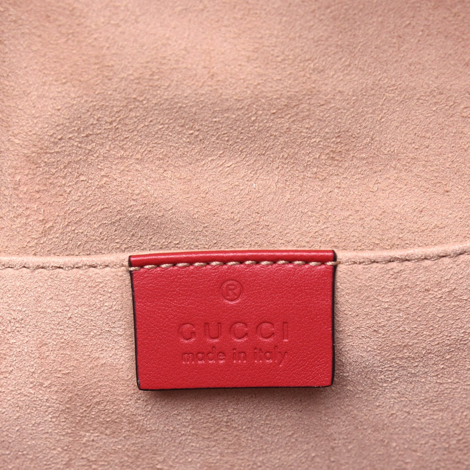 Gucci Calfskin Matelasse GG Marmont Dome Backpack Hibiscus Red 5 of 14