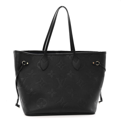 Louis Vuitton Empreinte Monogram Giant Neverfull MM Black 3 of 10