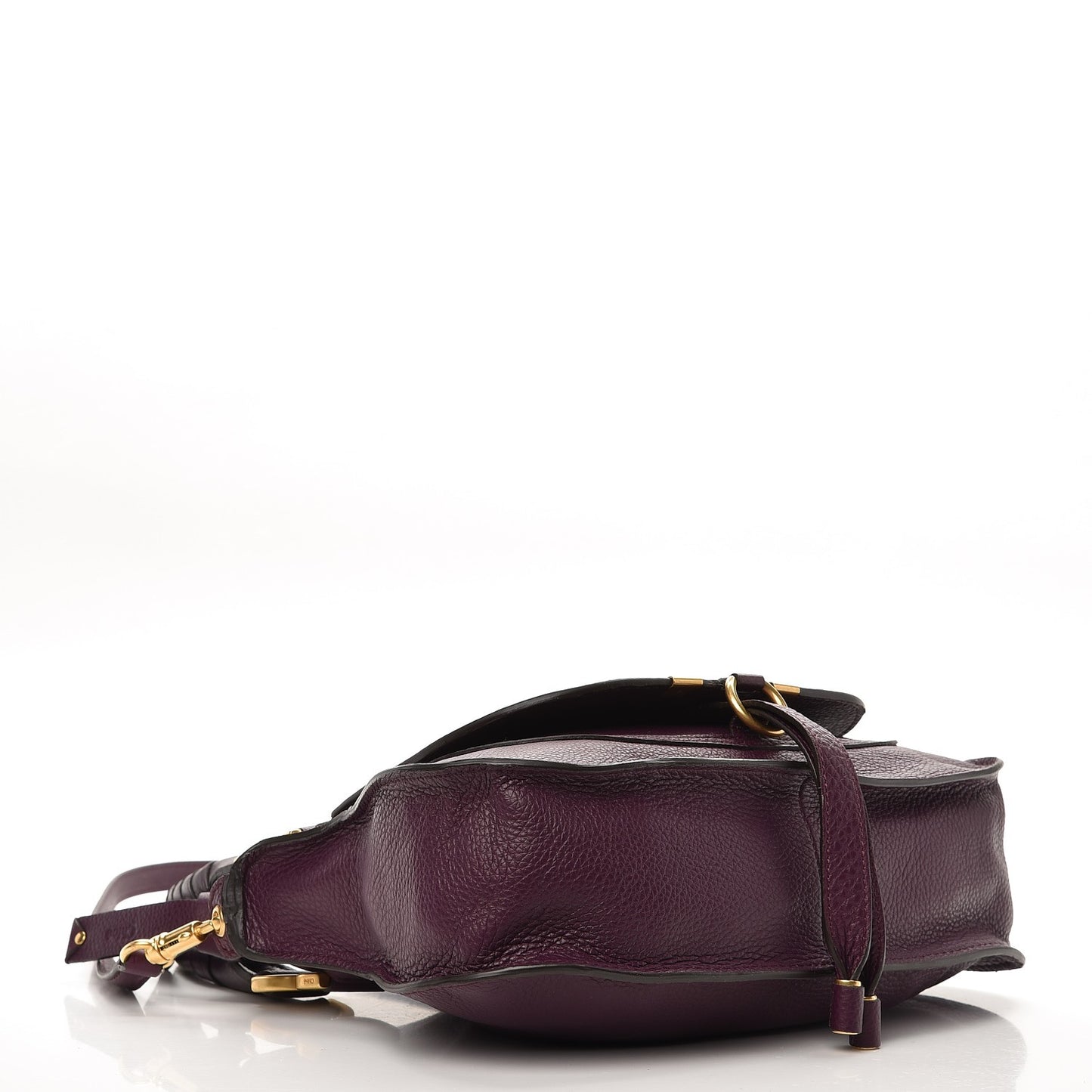 Calfskin Small Marcie Satchel Intense Violine