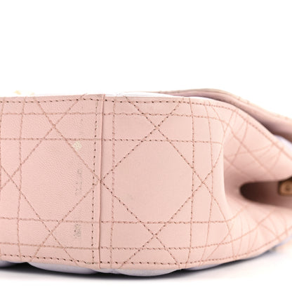 Christian Dior Lambskin Cannage Medium Miss Dior Flap Purple Beige 11 of 14