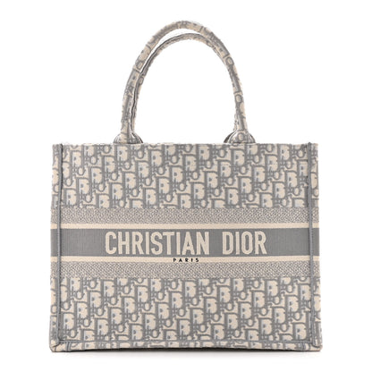 Christian Dior Oblique Medium Book Tote Grey 1 of 10