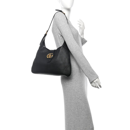 Gucci Goatskin Medium Aphrodite Shoulder Bag Black 2 of 14
