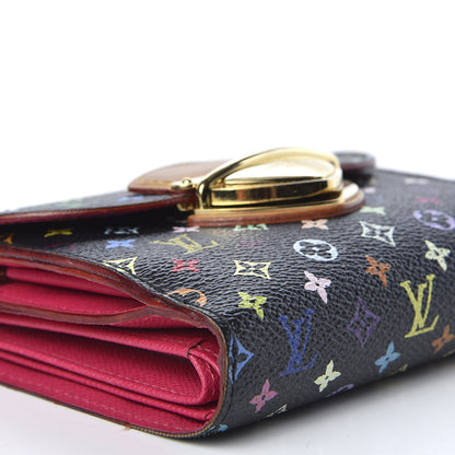 Louis Vuitton Monogram Multicolor Joey Wallet Black Grenade 5 of 10
