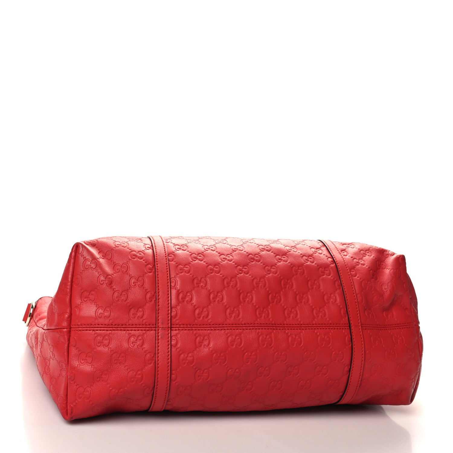 Gucci Guccissima Vitello Tender Large Joy Tote Sporting Red 4 of 13