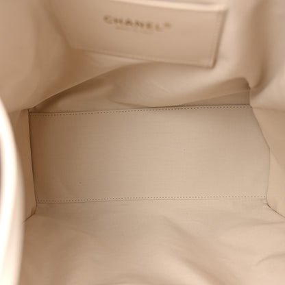 Chanel Caviar Quilted Medium Chanel 25 Handbag White 11 of 21