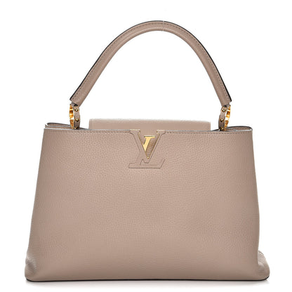 Louis Vuitton Taurillon Capucines MM Galet 1 of 10