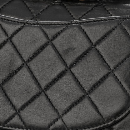 Chanel Lambskin Quilted Small Double Flap Black 10 of 12