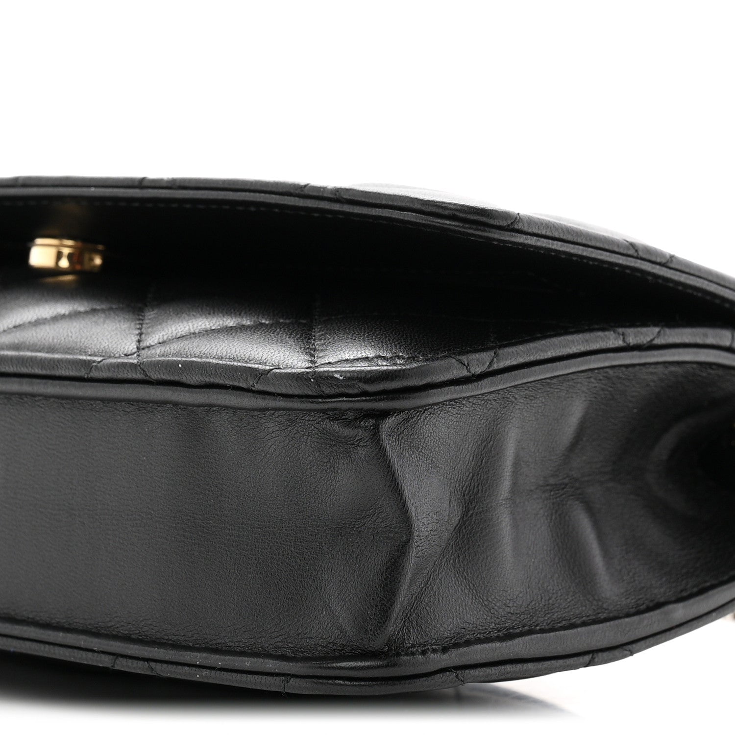 Chanel Lambskin Quilted Wallet On Chain WOC Black 11 of 12
