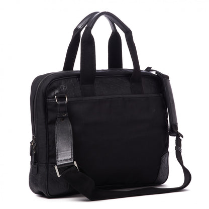 Gucci Guccissima Nylon Briefcase Black 2 of 8