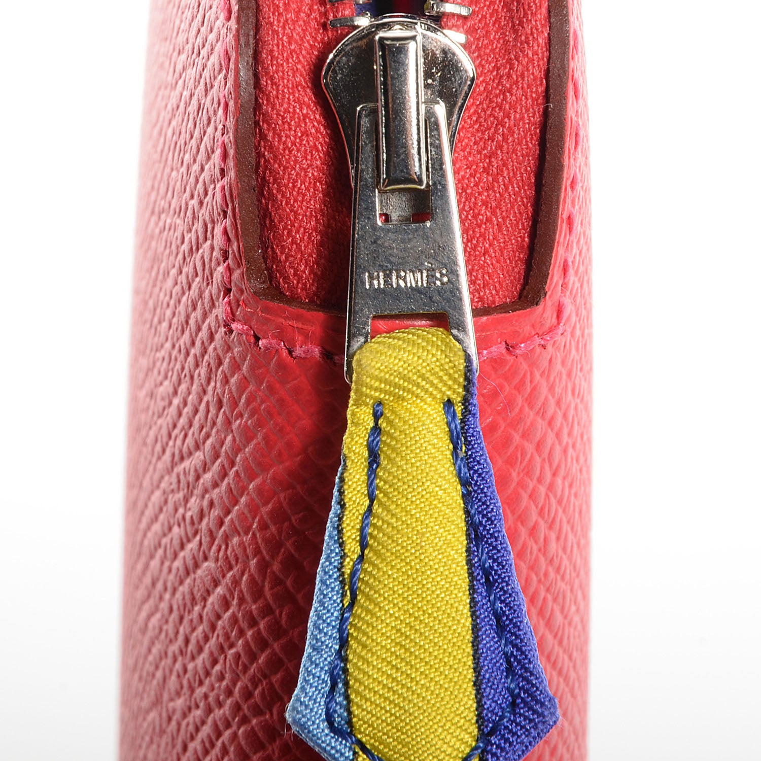 Hermes Epsom Silk'in Wallet Bougainvillea 12 of 14