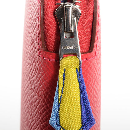 Hermes Epsom Silk'in Wallet Bougainvillea 12 of 14