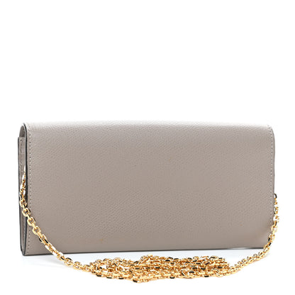 Fendi Vitello Cruise F is Fendi Continental Envelope Wallet on Chain Tortora 3 of 9